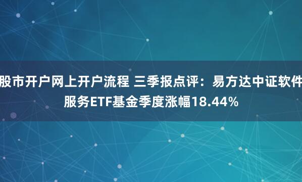 股市开户网上开户流程 三季报点评：易方达中证软件服务ETF基金季度涨幅18.44%